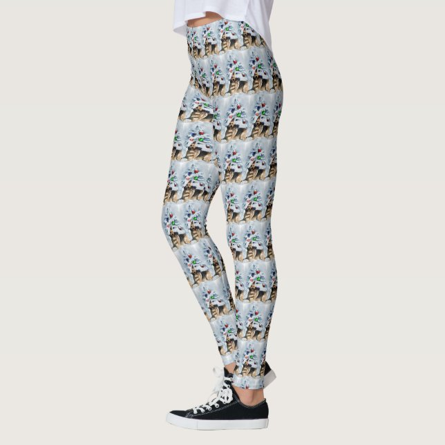 Leggings Noël berger allemand (Gauche)