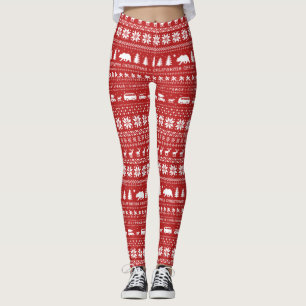Leggings Noël Californie Sunny Cali Motif de vacances