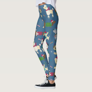 Leggings Noël Chien de vacances Cute Doggie