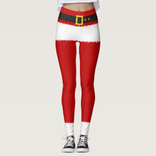 Leggings Noël du costume père Noël