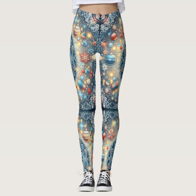 Leggings Noël festif (Devant)