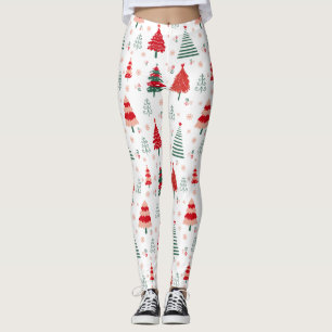 Leggings Noël festif des Motifs scandinaves