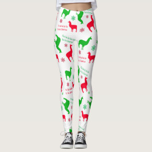 Leggings Noël Llama Fa la Llama