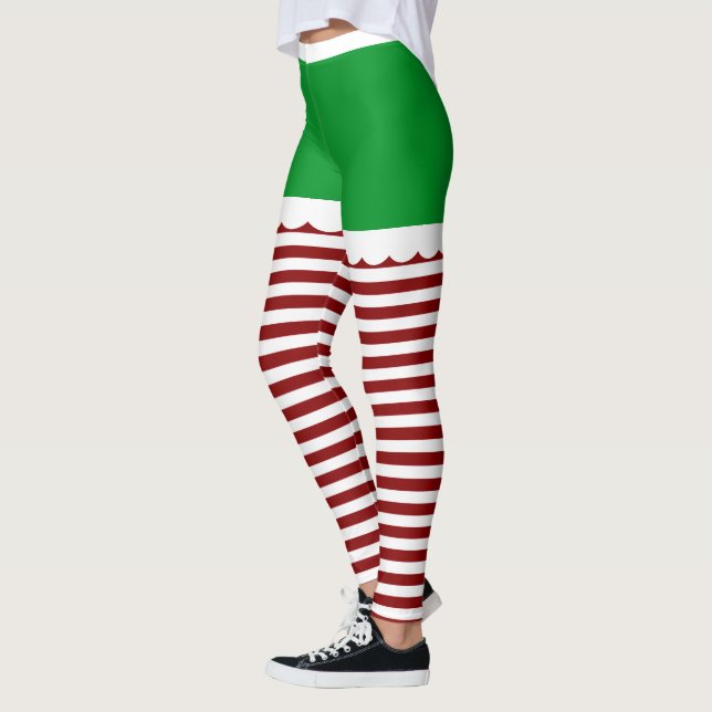 Leggings Noël mignon Elf (Gauche)