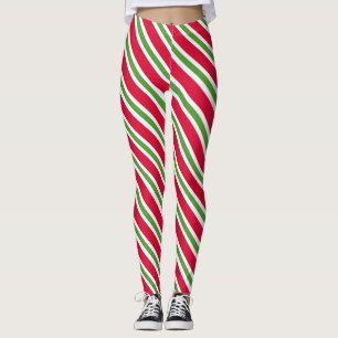 Leggings Noël rayé