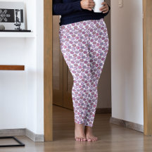 Noël rose rétro Ornements Pantalons de pyjama de N