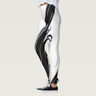 Leggings Noir et blanc moderne