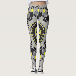 Leggings Noir et jaune