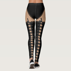 Leggings Noir lacez