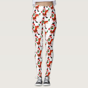 Leggings noir santa claus