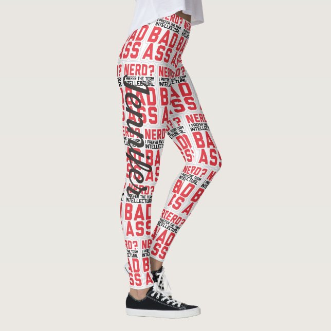 Leggings Nom du jeu de la Convention Pants Nerd Sassy (Droite)