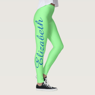 Leggings Nom personnalisé personnalisé personnalisé Monogra