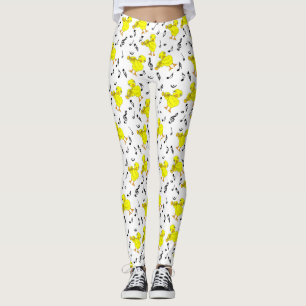 Leggings Notes de musique de trompette