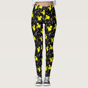 Leggings Notes de musique de trompette