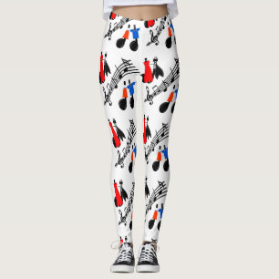 Leggings Notes musicales Imprimer Légendes n'importe quelle