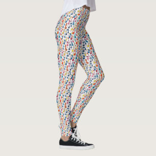 Leggings Notes musicales Kawaii Art Design