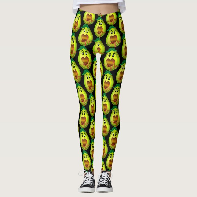 Leggings nourriture à base d'avocat (Devant)