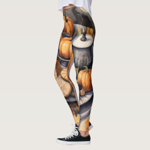 Leggings Nourriture d'Halloween pour une fête thématique