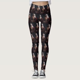 Leggings Nouvelle-Écosse Duck Toller Avec Le Festif Du Père