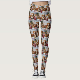 Leggings Nova Scotia Duck Tolling Retriever Chien Fête de N