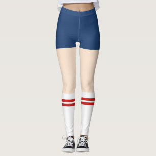 Leggings Novelty Nerdy Shorts Et Chaussettes Tube
