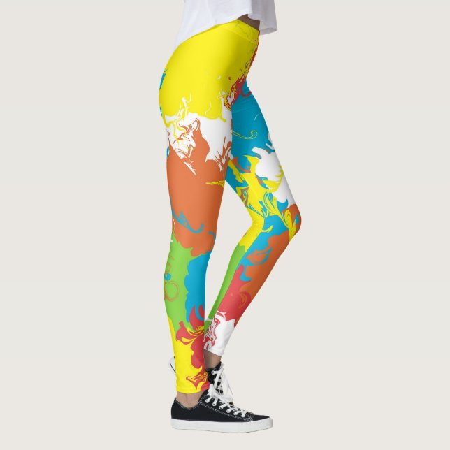 Leggings Nuages Dans Mon Café (Droite)