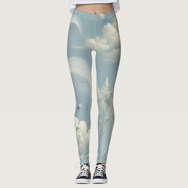 Leggings Nuages éthérés (Devant)