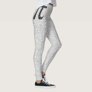 Leggings Numéro noir d'origine pi jour symbole mathématique