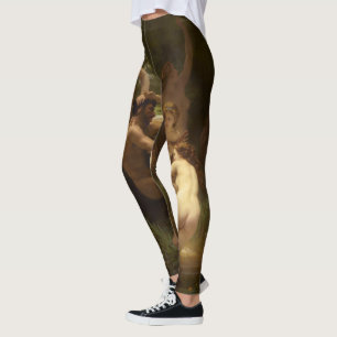 Leggings Nymphes et Satyr par William-Adolphe Bouguereau