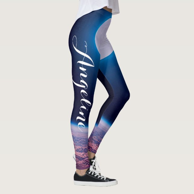 Leggings Obtenez votre nom de yoga personnalisé parfait pou (Droite)