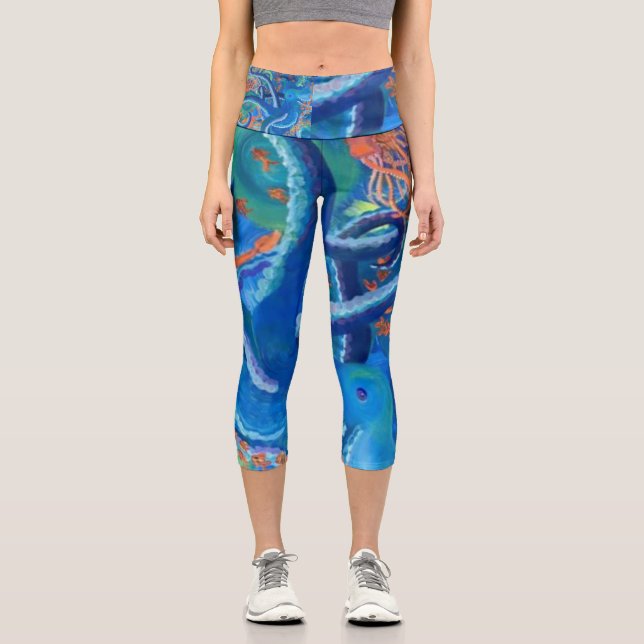 Leggings octopacifica Yoga Capri (Recto)