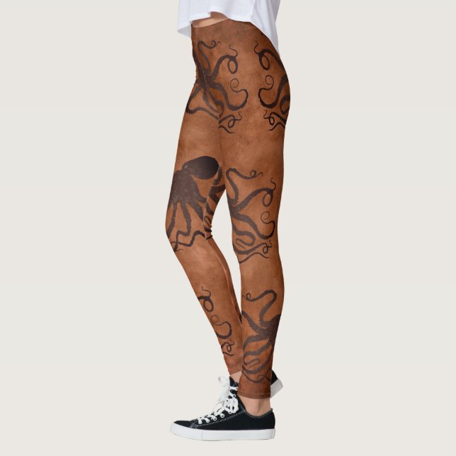 Leggings Octopus au chocolat double - Légumineuses (Gauche)