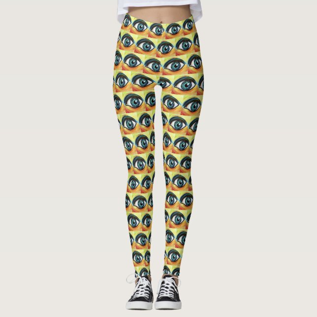 Leggings OEil bleu (Devant)