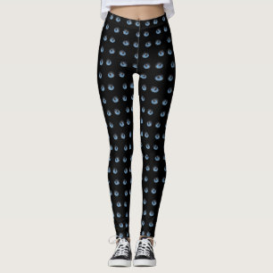 Leggings Oeil de chat bleu