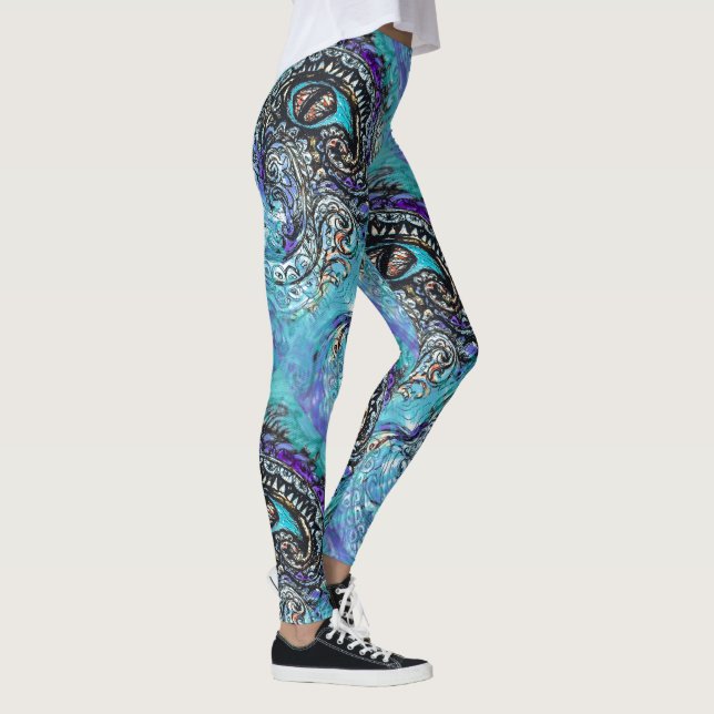 Leggings OEil d'un monstre marin (Droite)