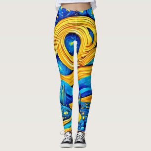 Leggings Oeuvre d'art étoilée