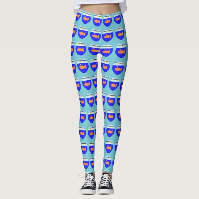 Leggings Oiseau de Noël (Devant)