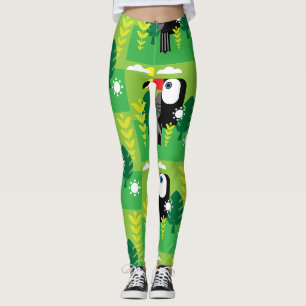 Leggings Oiseau tropical du Toucan