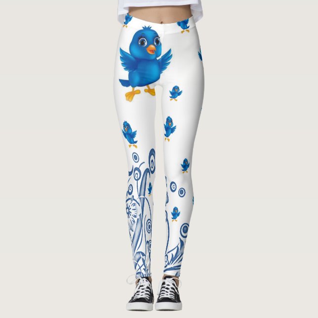 leggings oiseaux (Devant)
