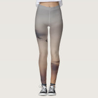Leggings oiseaux abstraite