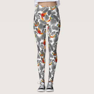 Leggings oiseaux tropicaux