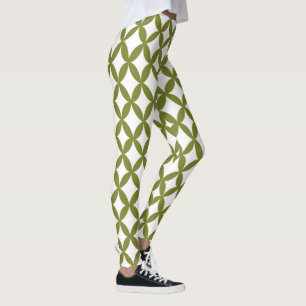 Leggings Olive vert positif et négatif de l'espace