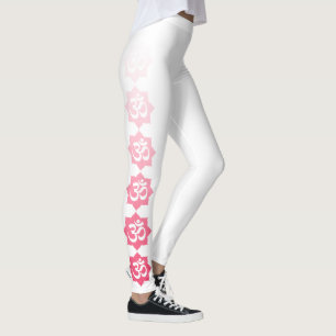 Leggings Om rose symbole Lotus Flower Decor sur