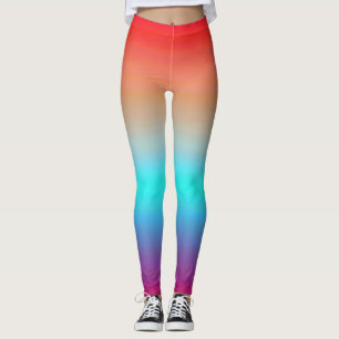 Leggings Ombre couleur coucher de soleil