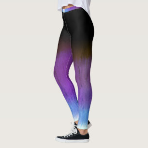 Leggings ombre de pourpre fou