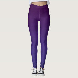 Leggings Ombre rustique bleu pourpre