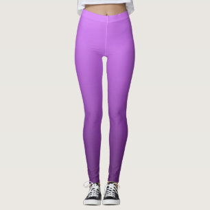 Leggings Ombre vibragée violette en été électrique