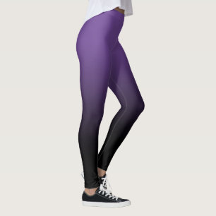 Leggings Ombre violet noir