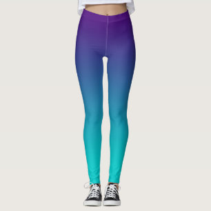 Leggings Ombre violet Turquoise