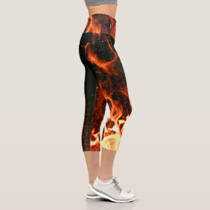 leggings on fire